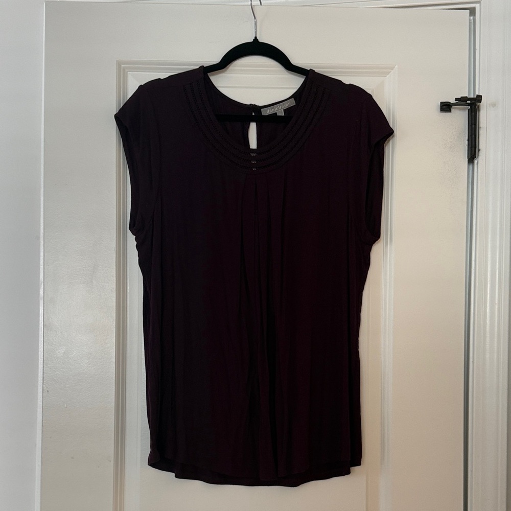 Daniel Rainn Plum Women's Blouse